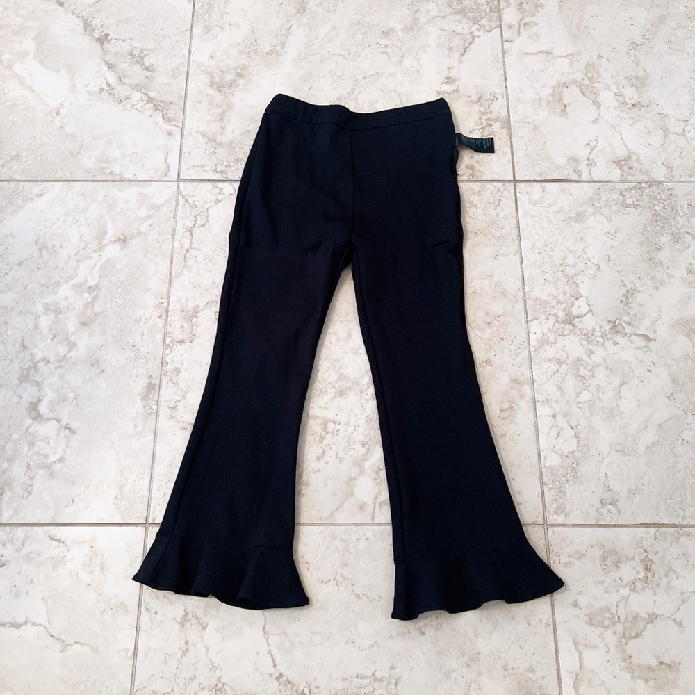 Free- Urban Outfitters ruffle flare pant